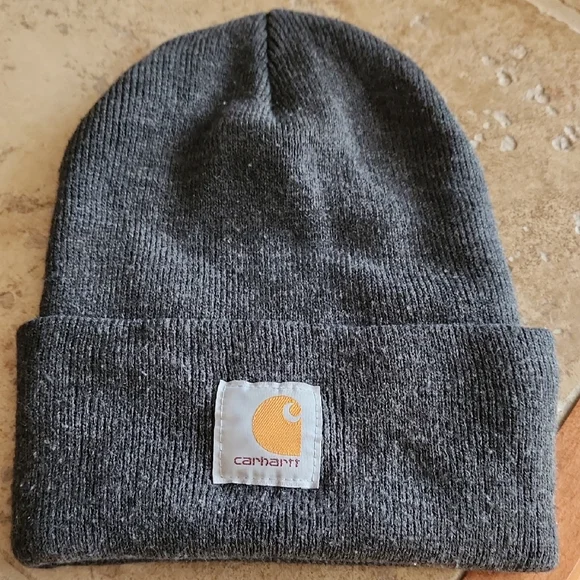 Carhartt Charcoal Knit Hat - Picture 1 of 5